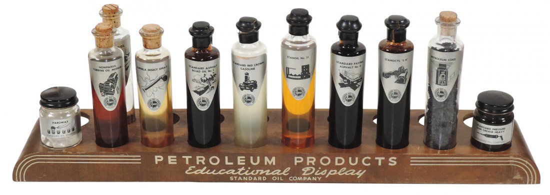 Petroliana Display, Standard Oil Petroleum Products (1 of 1)