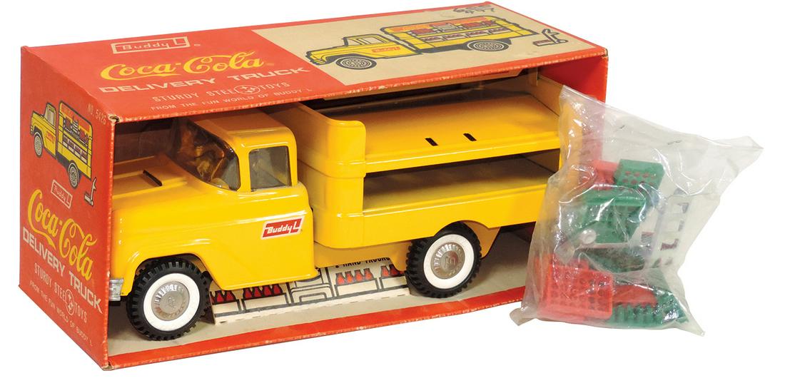 Vintage coca cola toy delivery truck discount