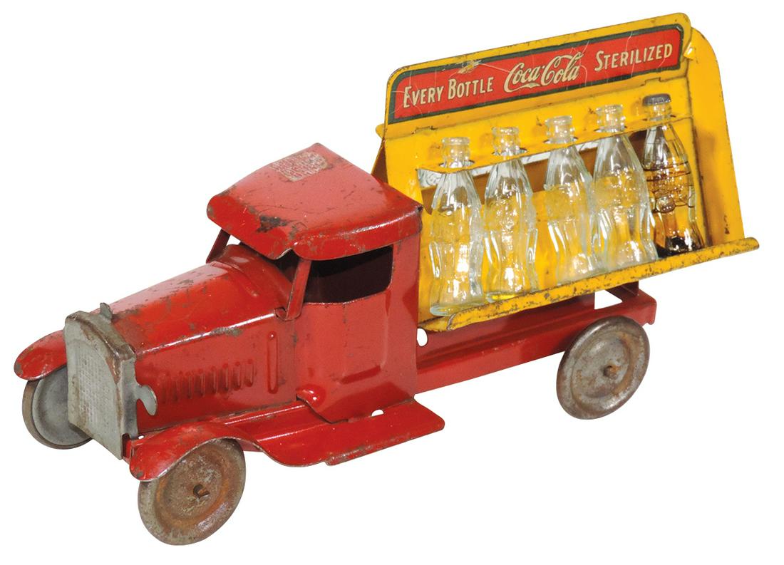 Coca-Cola Toy Delivery Truck, mfgd by Metalcraft, (1 of 2)