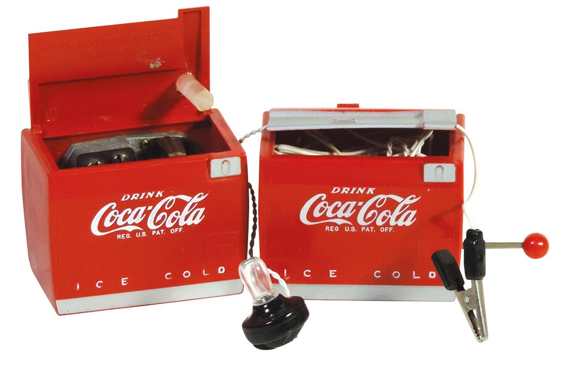 Coca-Cola Music Box Cooler & Crystal Radio Cooler (2), (1 of 2)