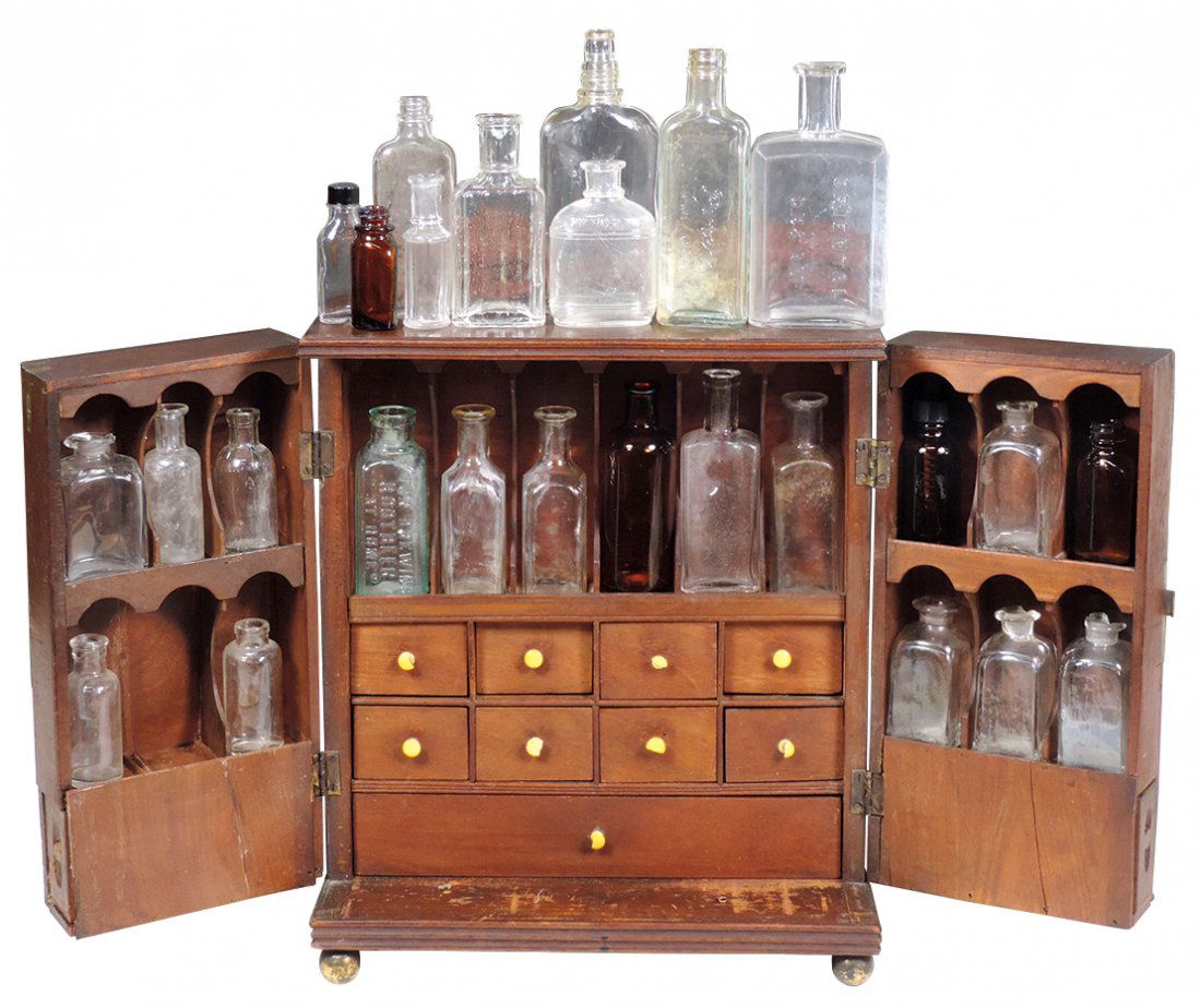 Drug Store Apothecary Case, Georgian (1 of 3)