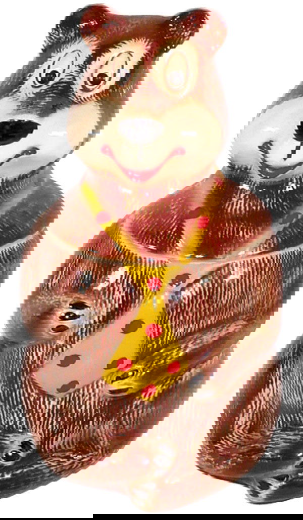 McCoy Hamm's Bear cookie jar, marked USA 148 on b: McCoy Hamm's Bear cookie jar, marked USA 148 on bottom, tiny flea bite on base, otherwise Exc. condition w/ Exc. original paint, 13"H.