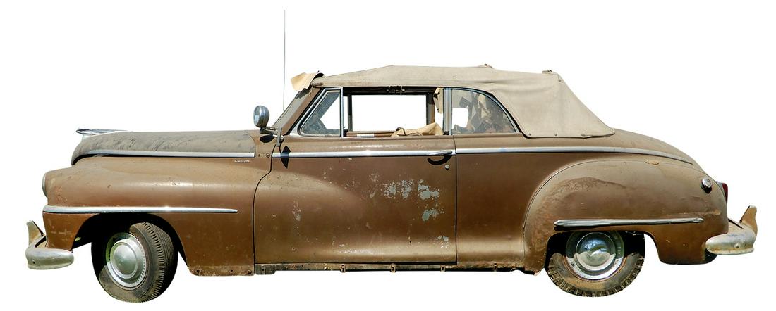 1948 Desoto Custom Convertible. In December 1974 Daryl (1 of 10)