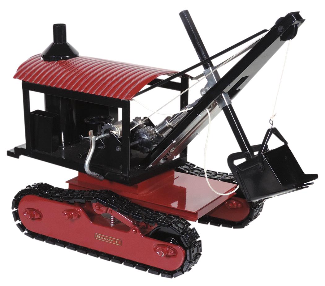 Toy Buddy L Cletrac Steam Shovel, pressed steel (1 of 1)