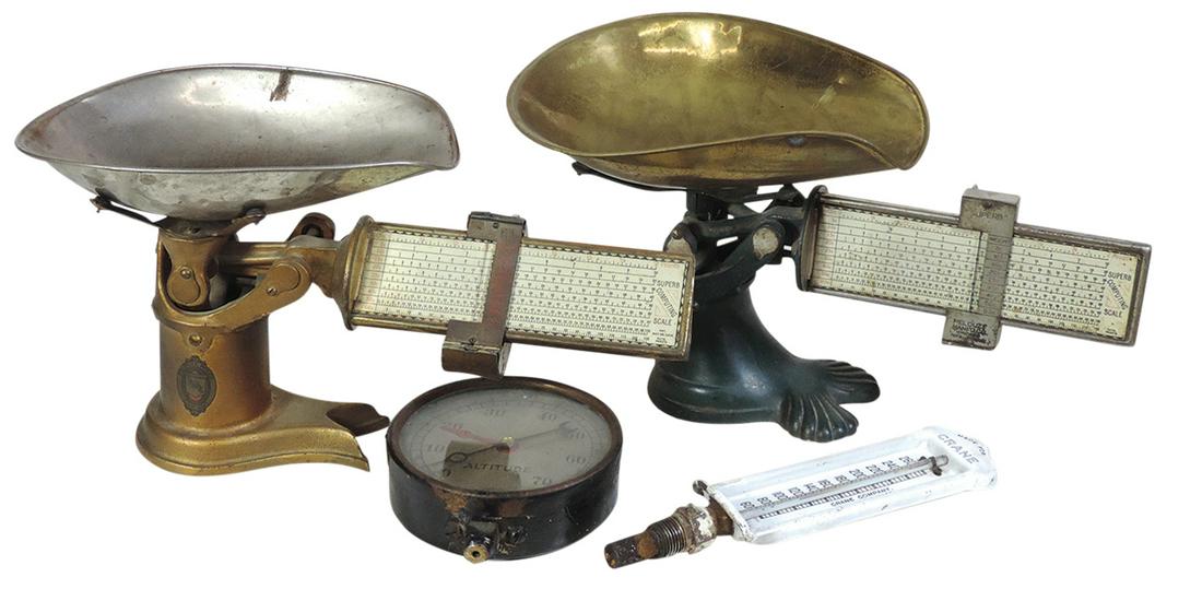 Counter Scales & Gauges (4), 2 Pelouze "Superb" beam (1 of 2)