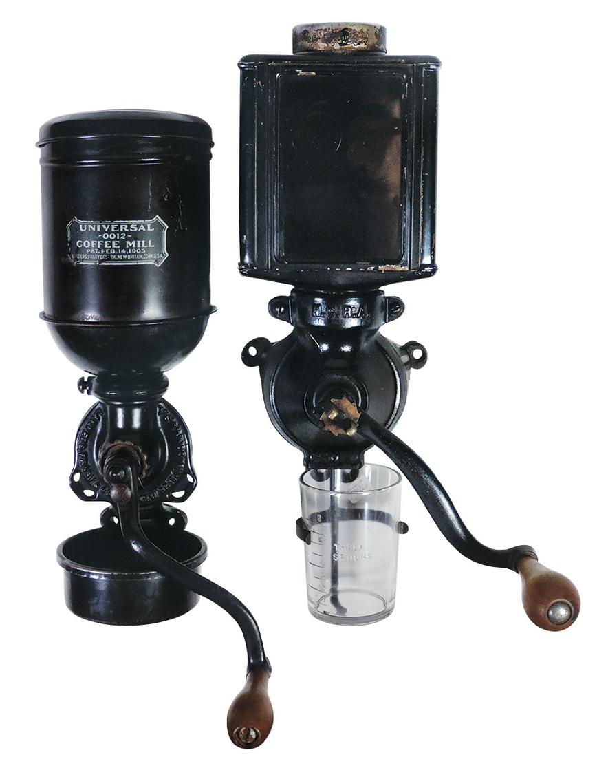 Coffee Grinders (2), "Universal" & "N.C.R.A.", wall (1 of 1)