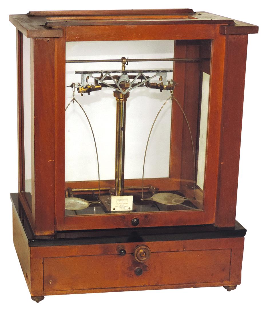 Laboratory Scale, Voland Analytical Balance, brass (1 of 1)