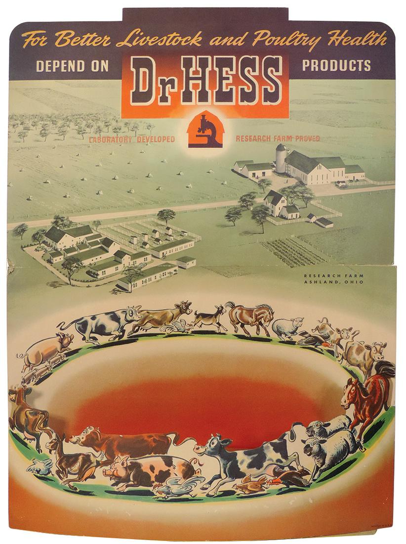 Veterinary Medicine Sign, Dr. Hess diecut cdbd window (1 of 1)