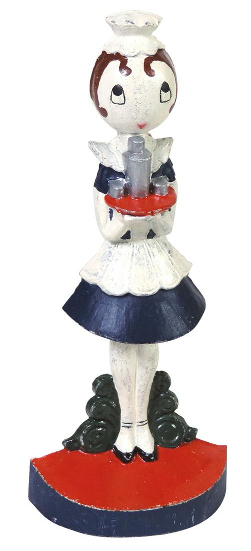 Doorstop, "Parlor Maid", cast iron mfgd by Hubley in (1 of 1)