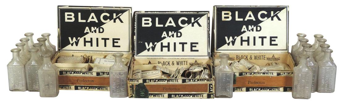 Drug Store Bottles & Labels, 21 bottles embossed "T.J. (1 of 1)