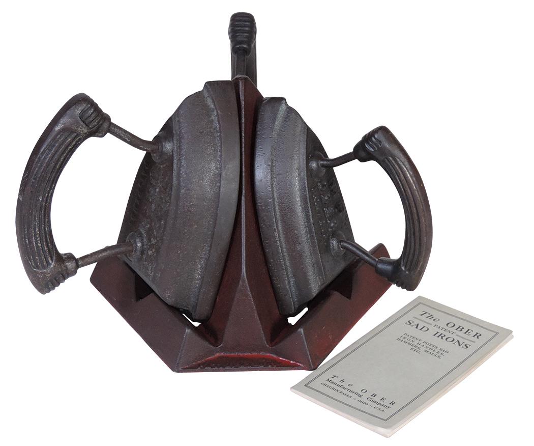 Sad Irons (5), graduated set of 3 Ober cast irons, #'s (1 of 2)