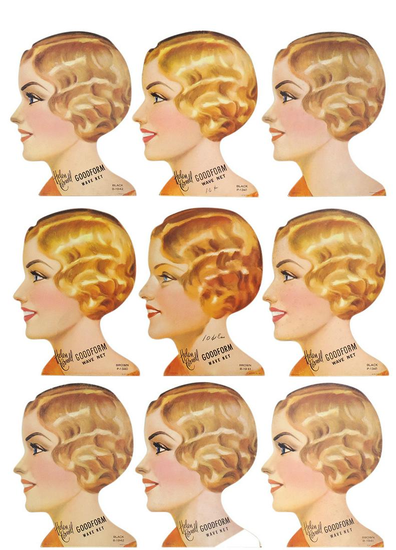 Drug Store Signs (9), Helen Cornell hairnet cdbd (1 of 1)