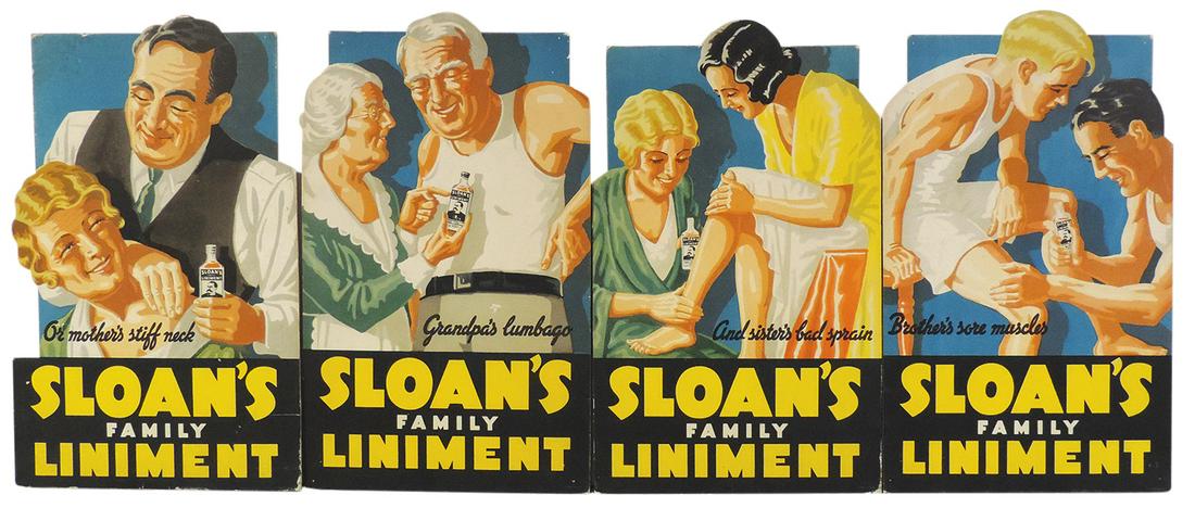 Drug Store Signs (4), Sloan's Family Liniment diecut (1 of 1)