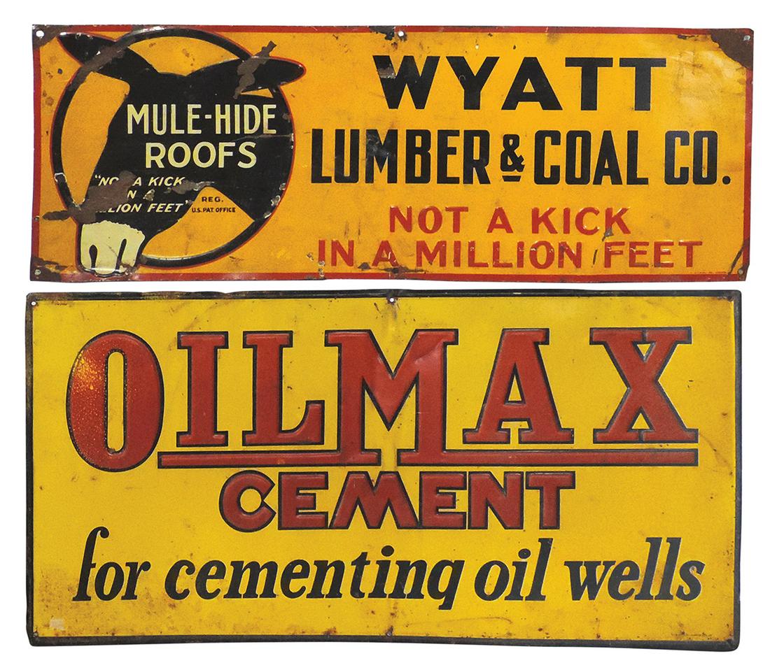 Advertising Signs (2), "Wyatt Lumber & Coal" by (1 of 1)