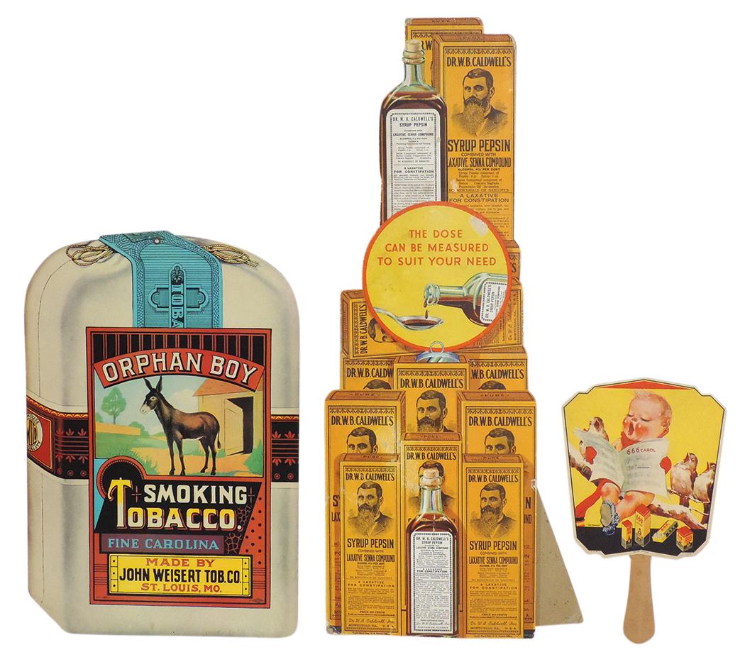 Drug Store Signs & Fan (3), Dr. Caldwell's Syrup Pepsin (1 of 1)