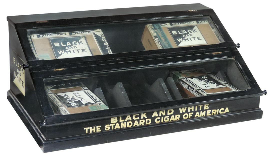 Tobacciana, Black & White" Counter Display (1 of 1)