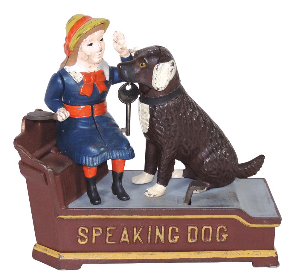 Mechanical Bank, "Speaking Dog", mfgd by Shepard (1 of 1)