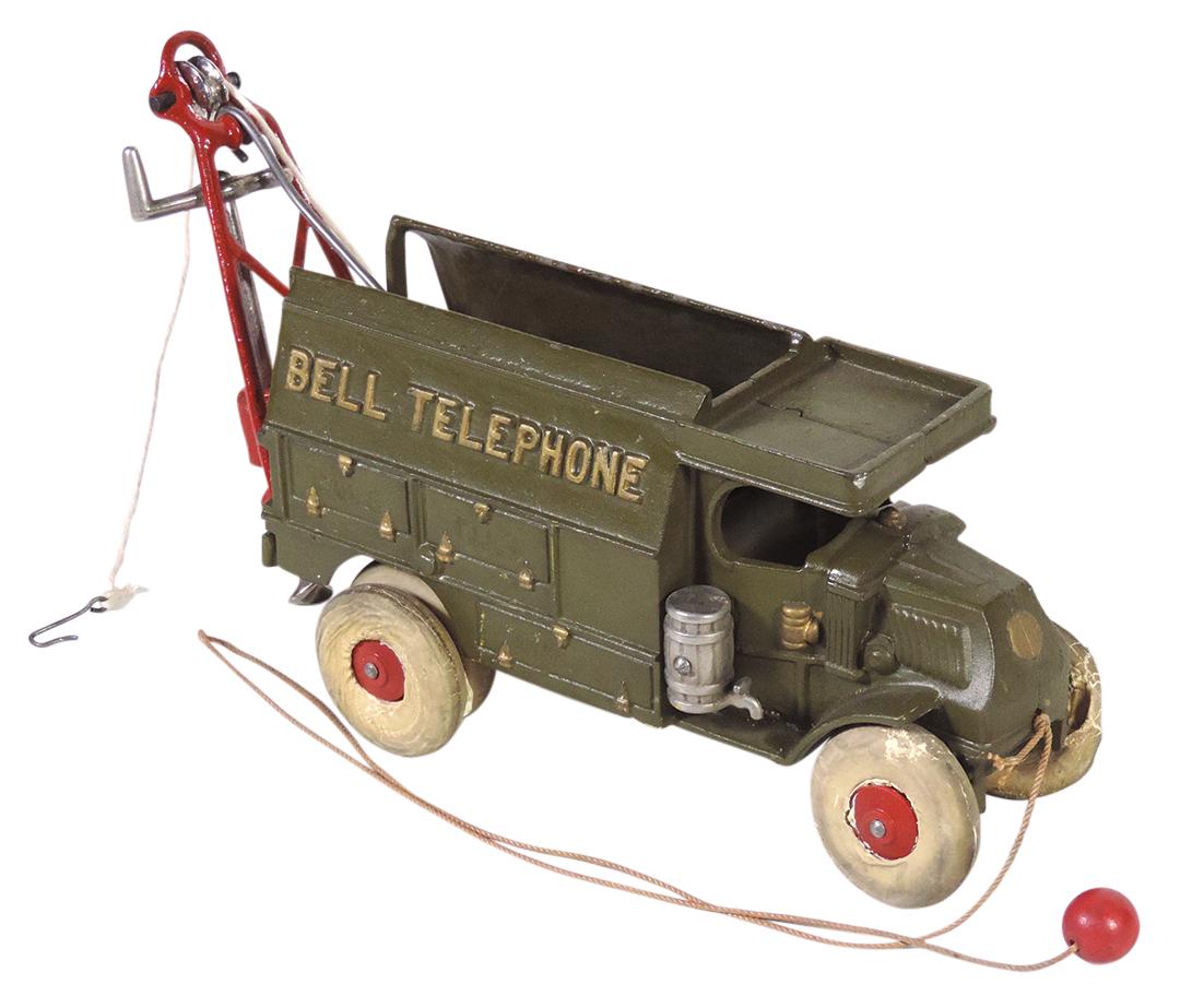Toy truck, "Bell Telephone", mfgd by Hubley, cast iron, (1 of 1)