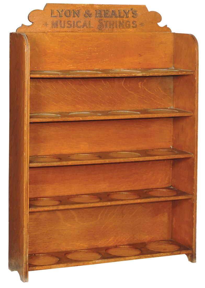 Music Store Display Rack, 5 shelves for displaying tins (1 of 1)