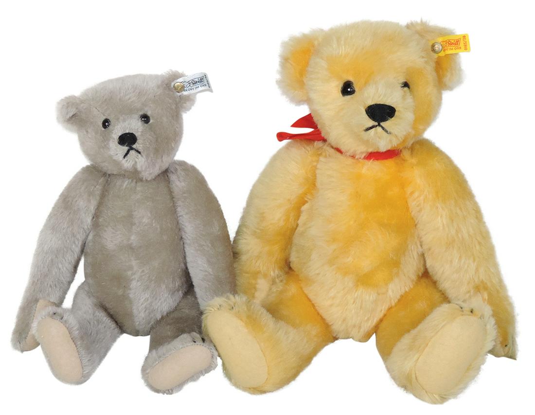 Toy Teddy Bears (2), Steiff Golden Mohair yellow tag (1 of 1)