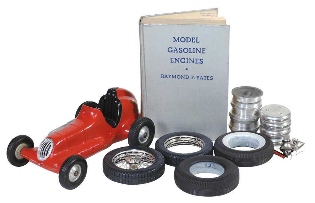 Toy Tether Car & Parts (15), Roy Cox "Thimble Drome" (1 of 1)