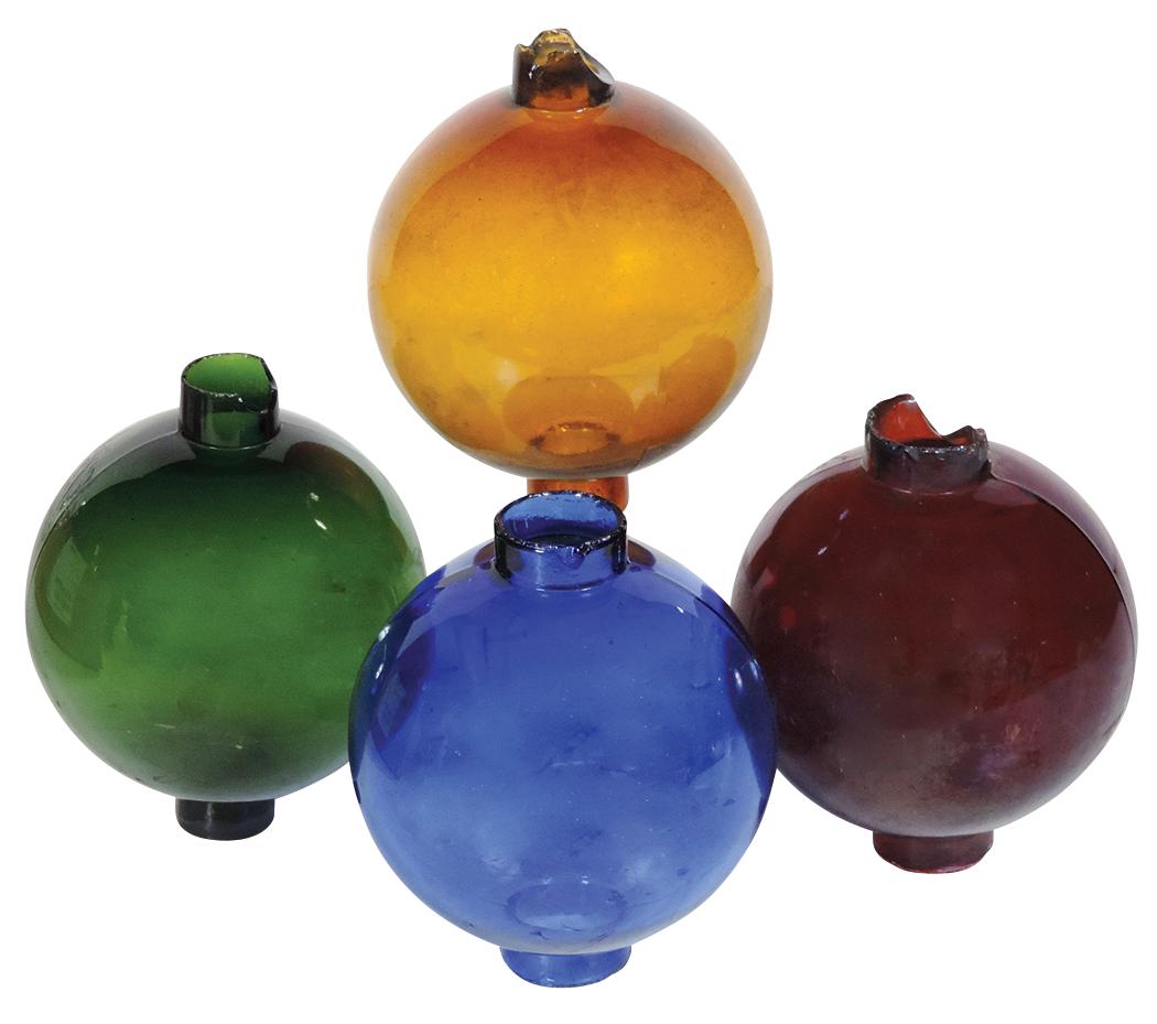 Lightning Rod Glass Balls (4), all SLR (unembossed) (1 of 1)
