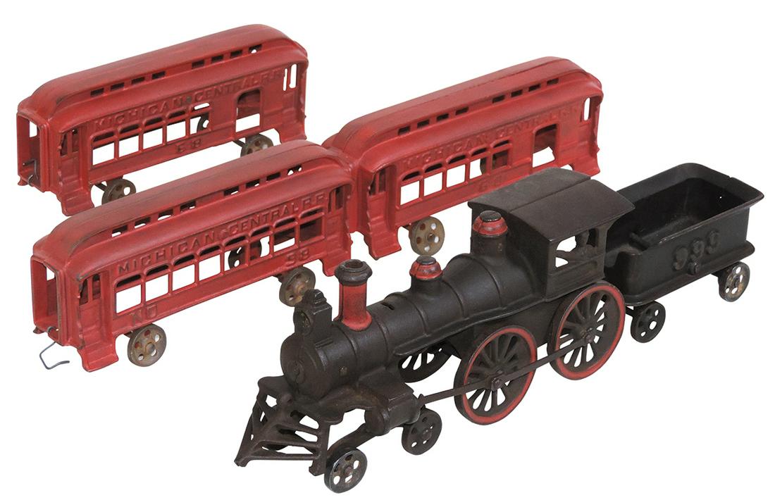 Toy Train Set (5), "Michigan/Central RR", mfgd by (1 of 1)