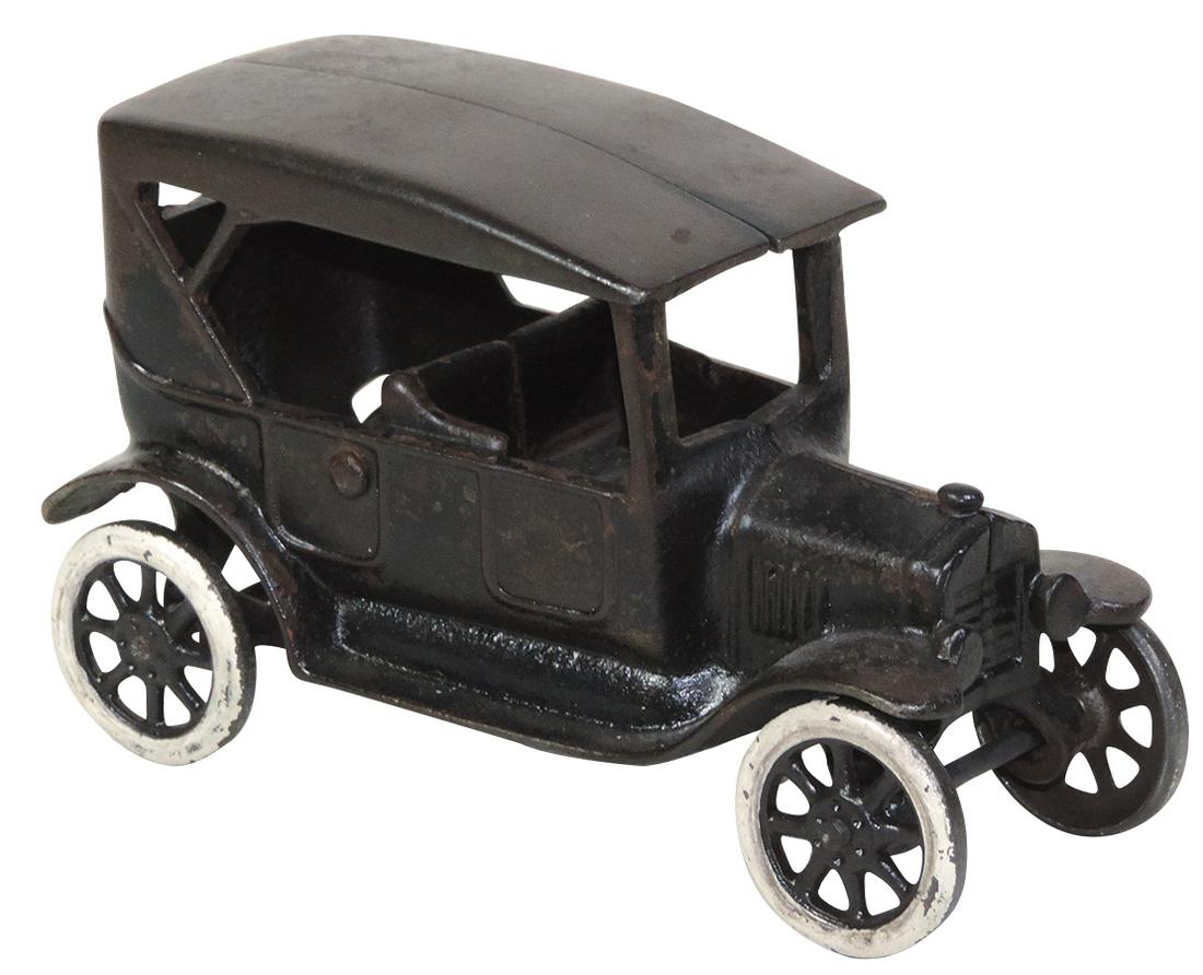 Toy Car, Model T Touring Car, cast iron, mfgd by (1 of 1)