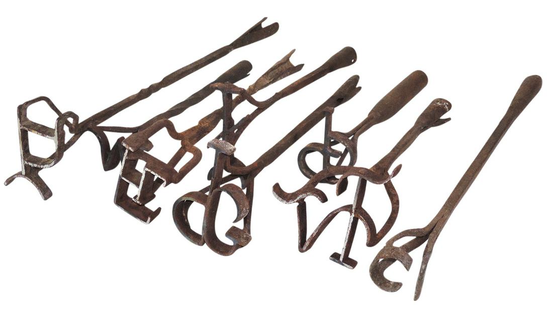 Western Memorabilia (8), forged livestock branding (1 of 1)