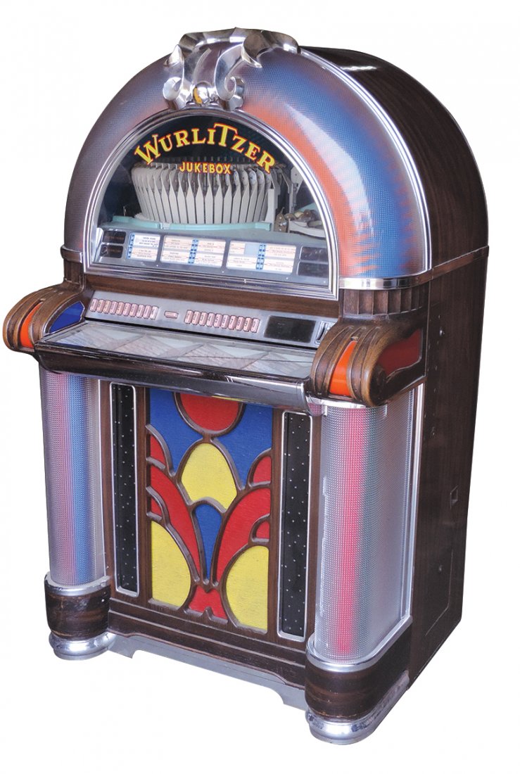 CoinOperated Jukebox, Wurlitzer Model 1050, c.1973, th Barnebys