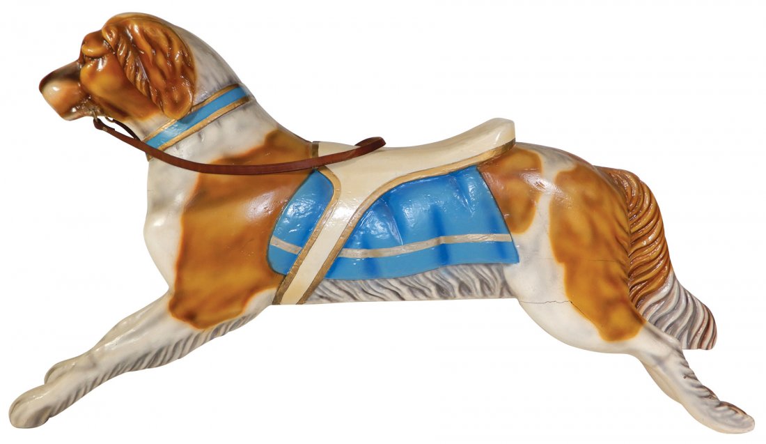 Carousel Animal, Herschell Spillman St. Bernard, Rare, (1 of 9)
