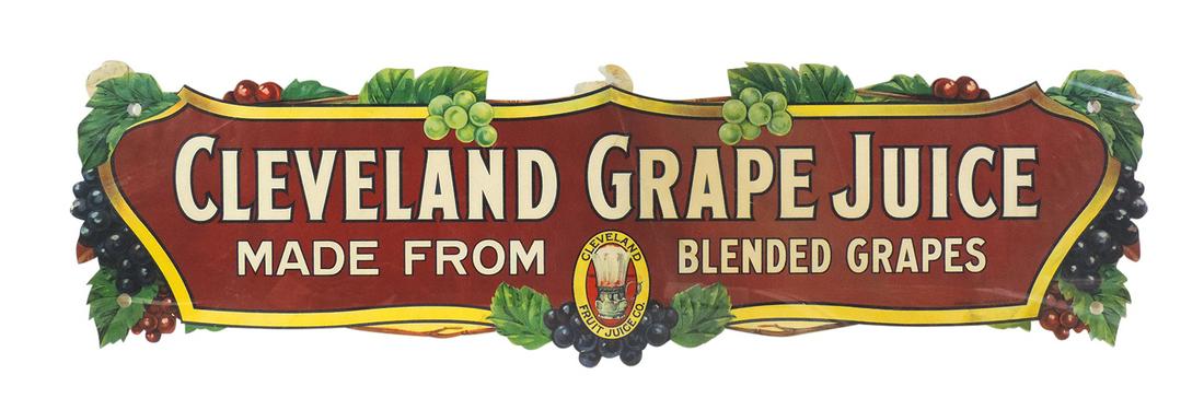 Soda Fountain Festoon, Cleveland Grape Juice, from the (1 of 1)