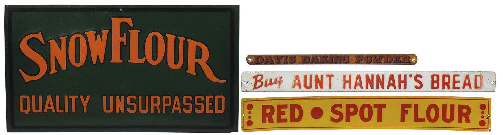 Country Store Advertising Signs (4), all baking (1 of 1)