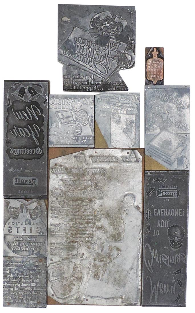 Advertising Print Type Blocks Holiday (9), Halloween, (1 of 1)