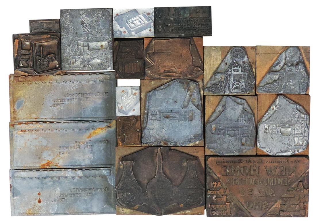Advertising Print Type Blocks Miscellany (19), New Home (1 of 1)