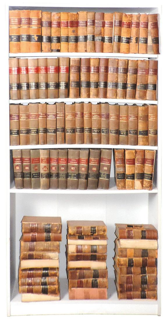 Law Books (85), Iowa Supreme Court Case Books, (1 of 1)