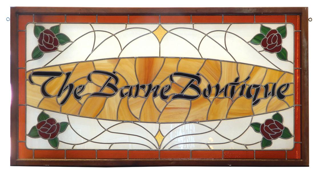 Leaded Glass Window, The Barne Boutique, an upscale (1 of 1)