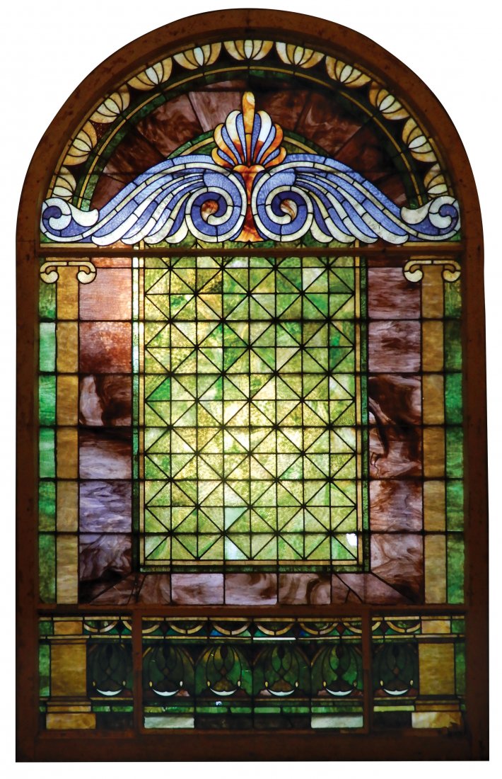 Architectural Stained Glass Window, c.1900, (1 of 1)