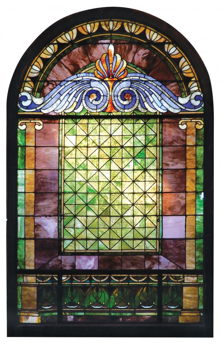 Architectural Stained Glass Window, c.1900, (1 of 1)