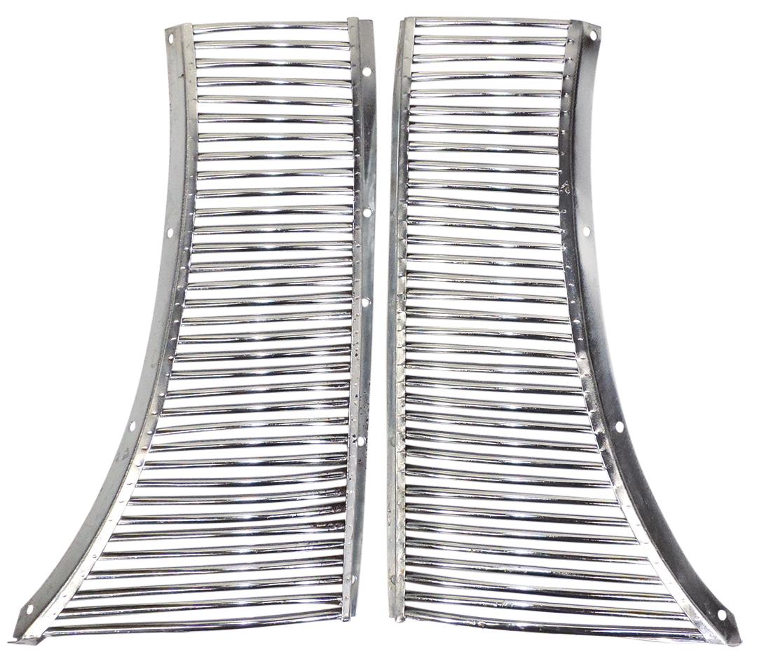 Grille, Ford Replacement side sections for '40 Ford DeLuxe, VG cond.: Grille, Ford Replacement side sections for '40 Ford DeLuxe, VG cond.