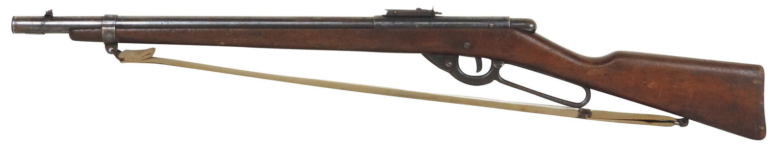 Air Rifle, Daisy No. 40 WWI Military Model Var. 2 w/web sling, VG working cond (low compression),: Air Rifle, Daisy No. 40 WWI Military Model Var. 2 w/web sling, VG working cond (low compression), 37"L.