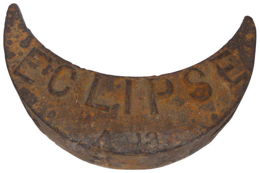 Windmill weight, Eclipse/A 13 Crescent Moon, Exc: Windmill weight, Eclipse/A 13 Crescent Moon, Exc cond, 7"H x 10"W.