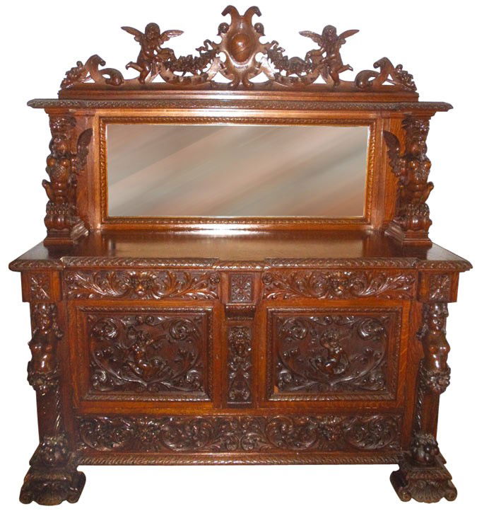 0197 Furniture, R. J. Horner sideboard. Part of a Nov 04, 2011