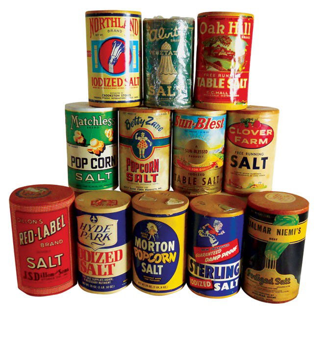 Popcorn salt & table salt containers (12), Alvita (full