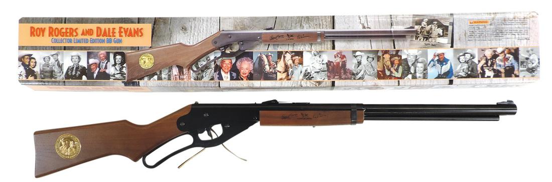 Air Rifle, Daisy Roy Rogers & Dale Evans, Ltd Ed #1164/2500, MIB, 37"L.: Air Rifle, Daisy Roy Rogers & Dale Evans, Ltd Ed #1164/2500, MIB, 37"L.