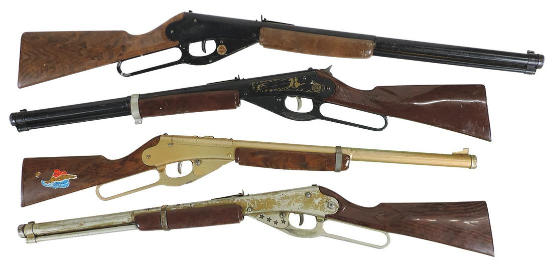 Air Rifles (4), all mfgd by Daisy, Mod. 104 Golden Eagle w/partial sticker, Mod. 1201, Mod. 111 & (1 of 1)