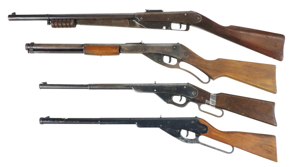 Air Rifles (4), all mfgd by Daisy, No. 25 pump, Mod. 12-29, No. 108 Mod. 39 & Mod. 36, all Good to (1 of 1)
