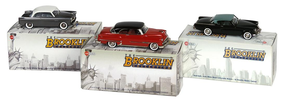 Toy Scale Model Cars (3), mfgd by Brooklin, 1954 Studebaker Commander 2-dr coupe BRK.156, 1954 (1 of 1)