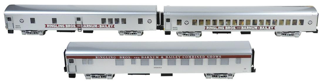 Toy Circus Train Cars (3), Ringling Bros. and Barnum & Bailey, mfgd by K-Line, #22254 Indiana (1 of 2)