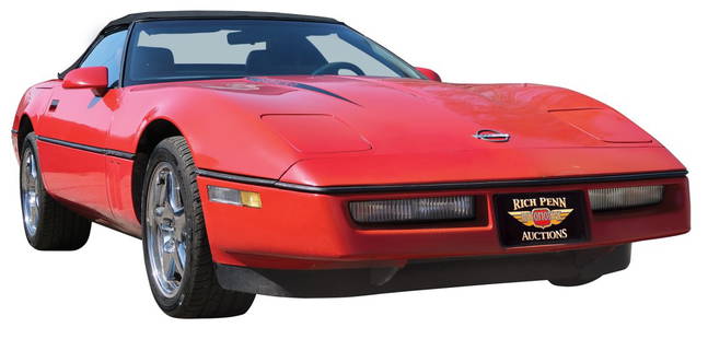 Automobile, 1989 Corvette convertible. The fourth generation C4 Corvette (1983 to 1996): Automobile, 1989 Corvette convertible. The fourth generation C4 Corvette (1983 to 1996) brought the convertible back to enthusiasts and featured a new chassis design and a sleeker, more modern exterio